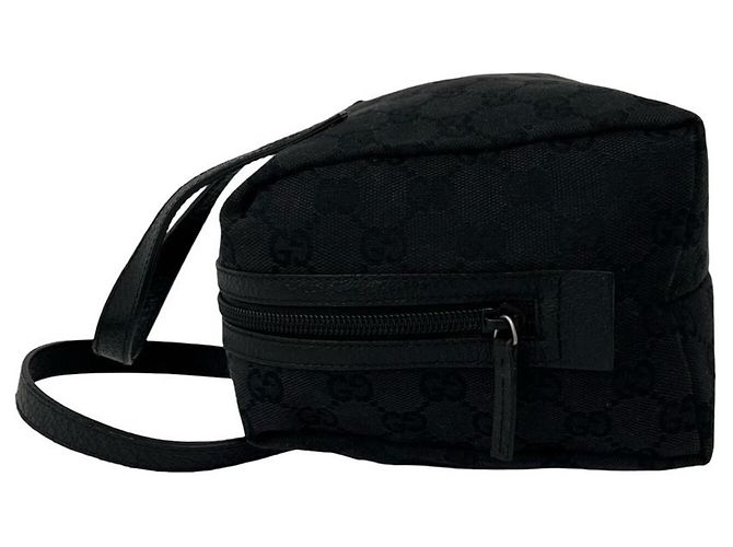 Gucci Mini Handtasche Tote Bag mit GG-Logo-Muster Schwarz - Ansicht 5