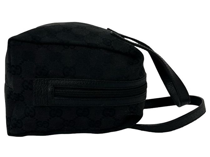 Gucci Mini Handtasche Tote Bag mit GG-Logo-Muster Schwarz - Ansicht 6