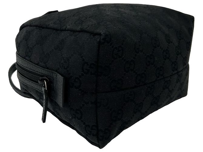 Gucci Mini Handtasche Tote Bag mit GG-Logo-Muster Schwarz - Ansicht 7