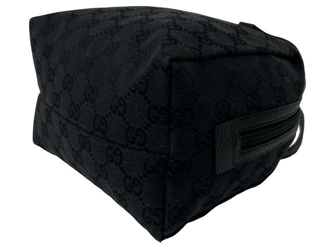 Gucci Mini Handtasche Tote Bag mit GG-Logo-Muster Schwarz - Ansicht 8