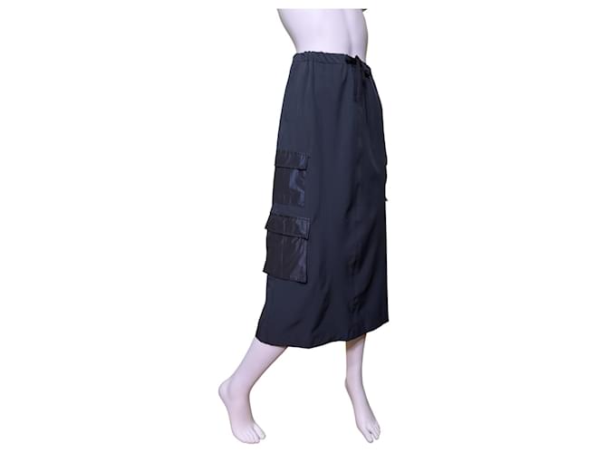 Herno Gonna Cargo Midi Blu - vista 2