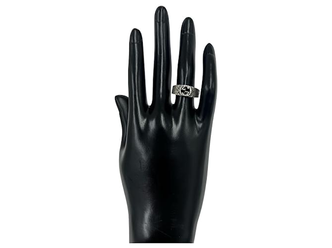 GUCCI Interlocking G Arabesque Ring Silber - Ansicht 2