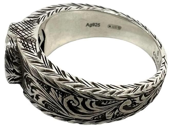 GUCCI Interlocking G Arabesque Ring Silber - Ansicht 4