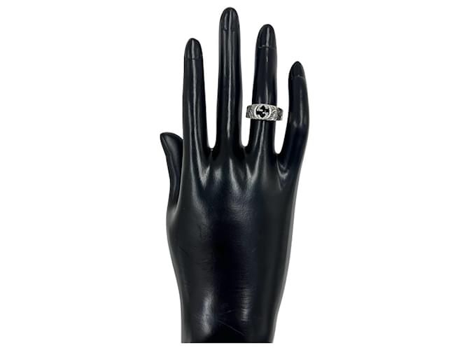 GUCCI Interlocking G Arabesque Ring Silber - Ansicht 2
