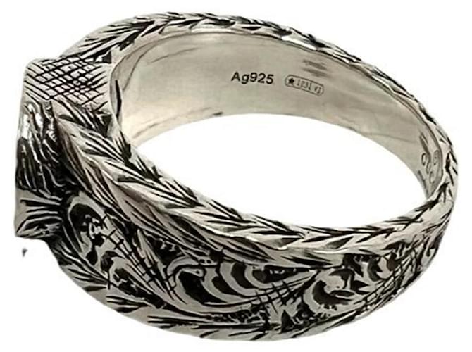 GUCCI Interlocking G Arabesque Ring Silber - Ansicht 4