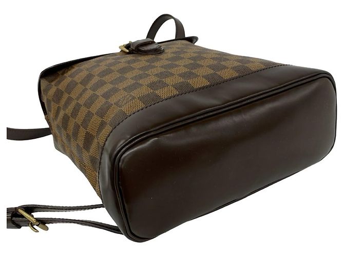 Louis Vuitton Soho Damier Leder-Rucksack Braun - Ansicht 7