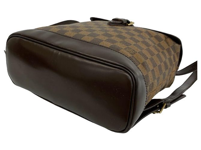 Louis Vuitton Soho Damier Leder-Rucksack Braun - Ansicht 8
