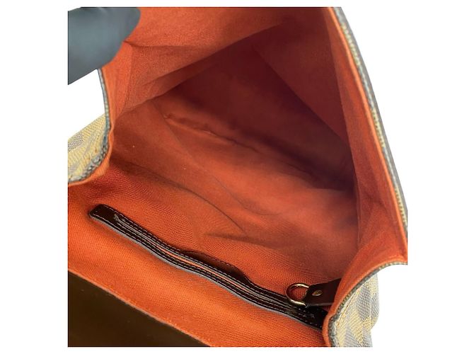 Louis Vuitton Soho Damier Leder-Rucksack Braun - Ansicht 9