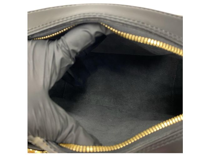 Borsa Louis Vuitton Sablon in pelle Epi con logo inciso Nero - vista 9