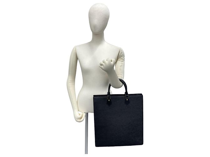 Louis Vuitton Vintage Sac Plat Epi Leather Handbag Nero - vista 2