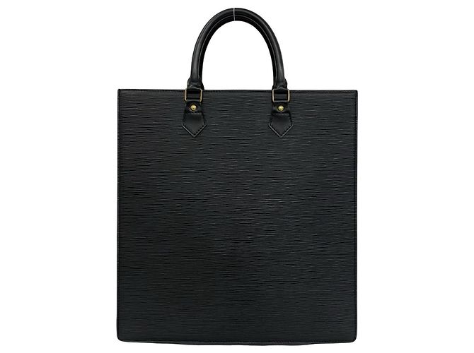 Louis Vuitton Vintage Sac Plat Epi Leather Handbag Nero - vista 3