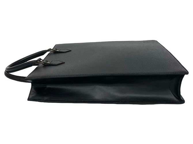 Louis Vuitton Vintage Sac Plat Epi Leather Handbag Nero - vista 5