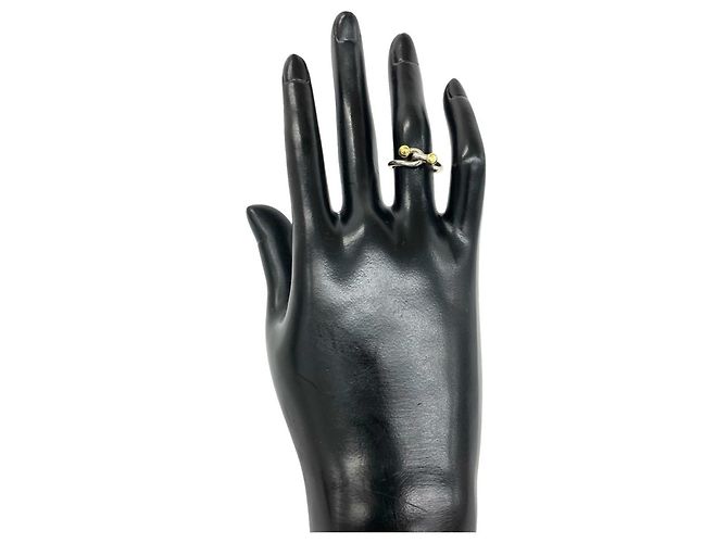 Tiffany & Co Tiffany Vintage Hook & Eye Ring Silber Golden - Ansicht 2
