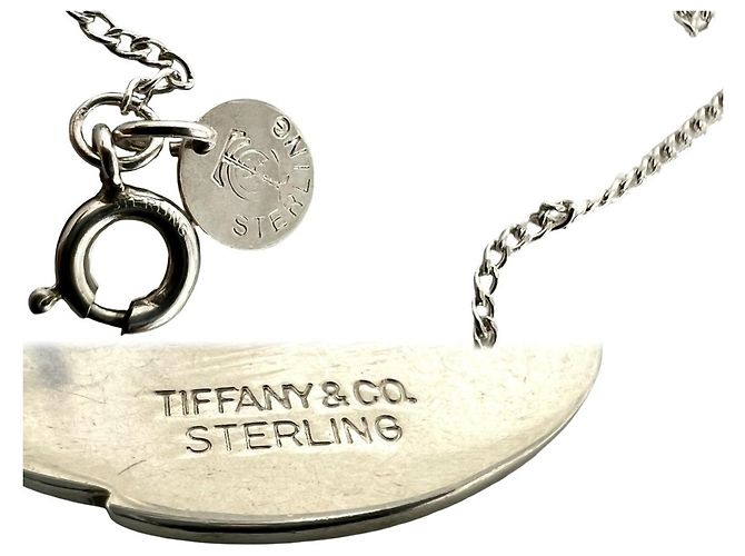Tiffany & Co Collana Tiffany Vintage Crescent Moon Argento - vista 3