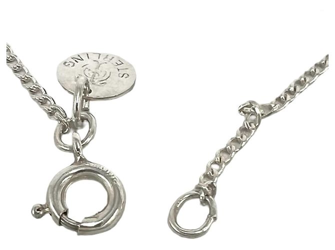 Tiffany & Co Collana Tiffany Vintage Crescent Moon Argento - vista 5