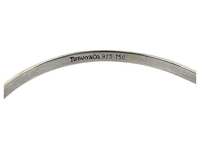 Tiffany & Co Bracciale Tiffany Vintage Hook & Eye Argento D'oro - vista 3