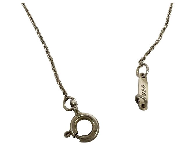 Tiffany & Co Collana Croce Tiffany Vintage Signature Argento - vista 5