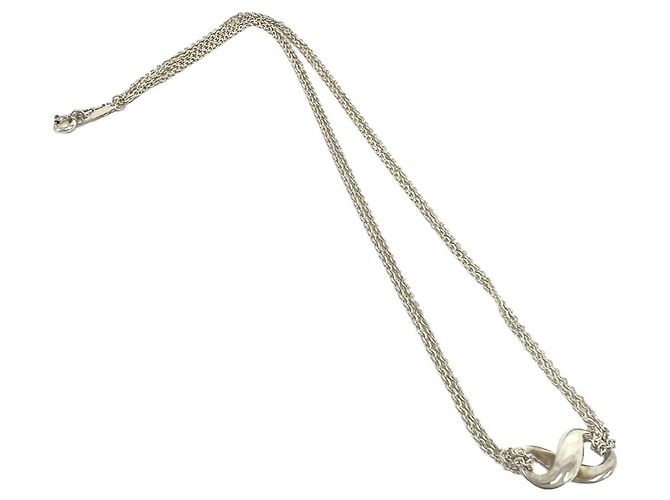 Tiffany & Co Collana Tiffany Vintage Infinity Argento - vista 6