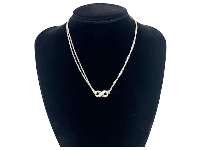 Tiffany & Co Collar Tiffany Vintage Infinity Plata - vista 2