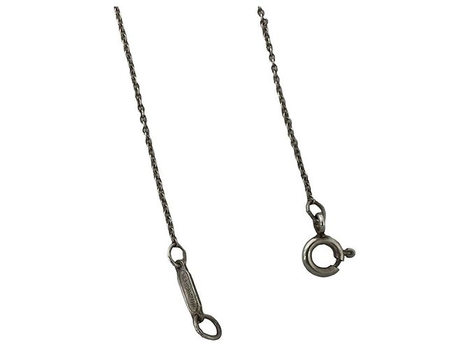 Tiffany & Co Collana Croce Tiffany Vintage Signature Argento - vista 5