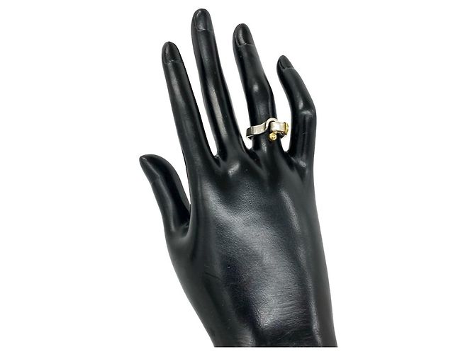 Tiffany & Co Tiffany Vintage Hook & Eye Ring Silber Golden - Ansicht 2