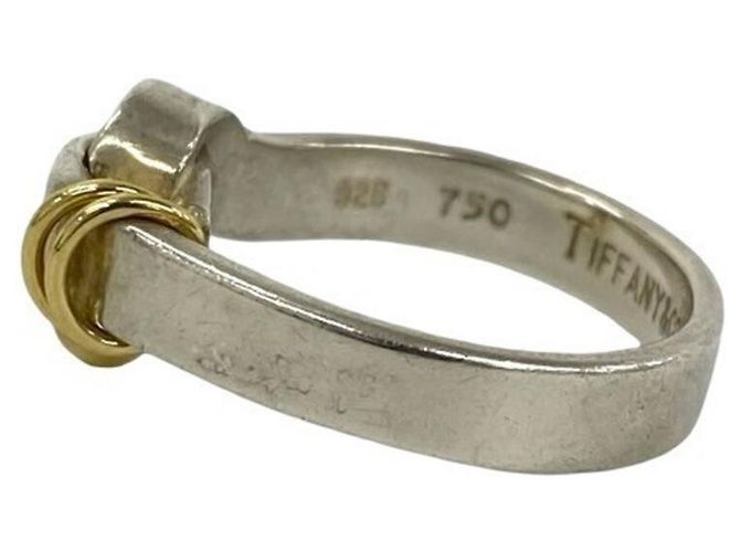 Tiffany & Co Tiffany Vintage Hook & Eye Ring Silber Golden - Ansicht 4