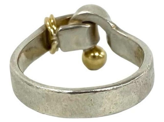 Tiffany & Co Tiffany Vintage Hook & Eye Ring Silber Golden - Ansicht 6