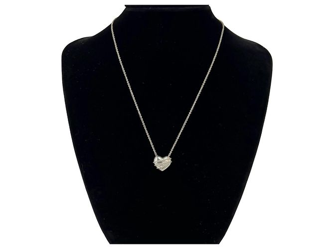 Tiffany & Co Collana Tiffany Vintage Heart Arrow Argento - vista 2
