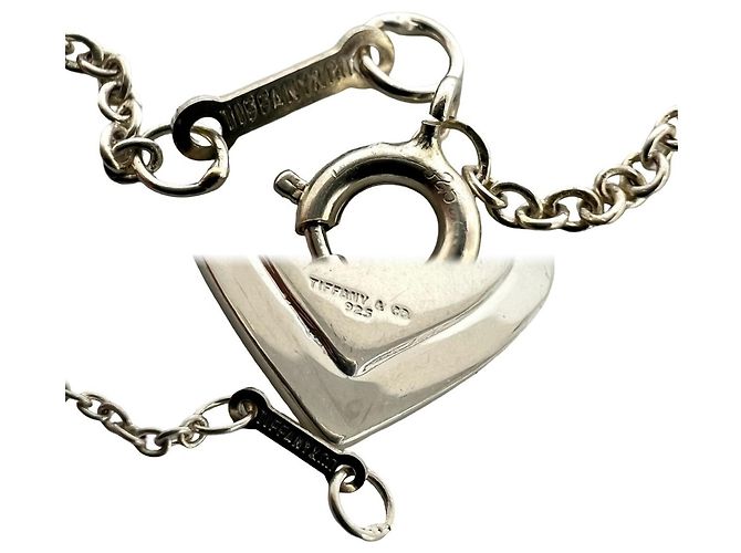 Tiffany & Co Collana con pendente a cuore bicolore Tiffany Argento D'oro - vista 3