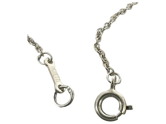 Tiffany & Co Collana con pendente a cuore bicolore Tiffany Argento D'oro - vista 5
