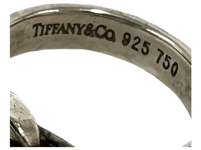 Tiffany & Co Tiffany Vintage Hook & Eye Ring Silber Golden - Ansicht 3