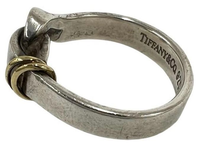 Tiffany & Co Tiffany Vintage Hook & Eye Ring Silber Golden - Ansicht 4