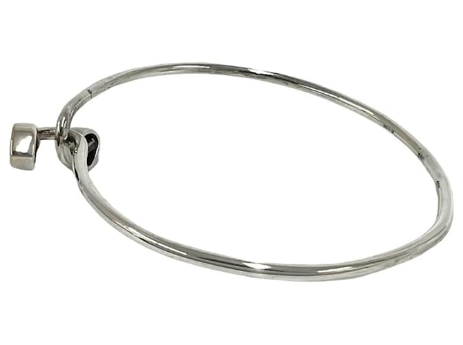 Tiffany & Co Bracciale Tiffany Solid Double Heart Argento D'oro - vista 4