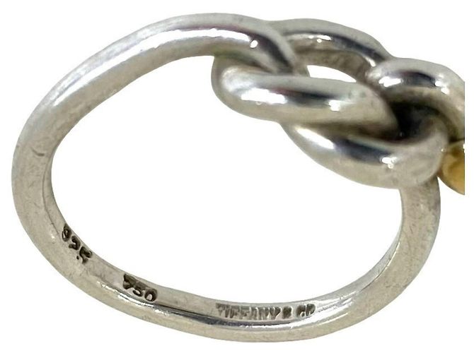 Tiffany & Co Tiffany Vintage Love Knot Ring Silber Golden - Ansicht 3