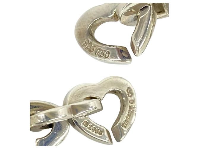 Tiffany & Co Bracciale combinato Tiffany Heart Link Argento D'oro - vista 3