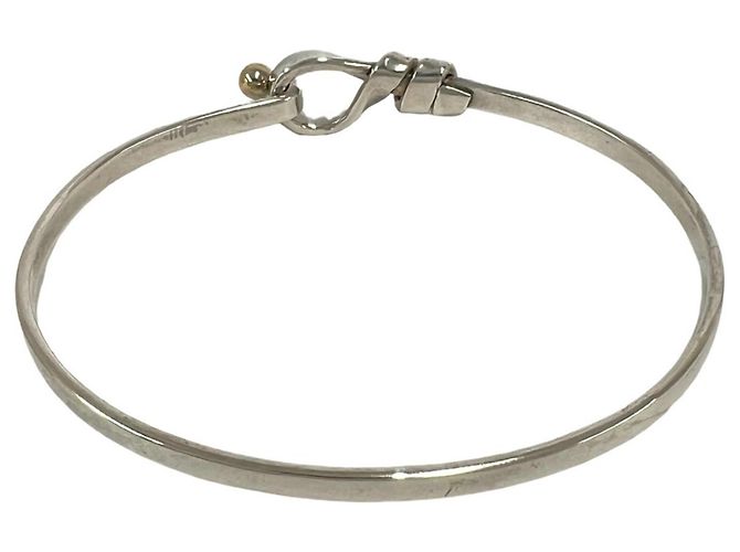 Tiffany & Co Bracciale Tiffany Vintage Hook & Eye Argento D'oro - vista 6