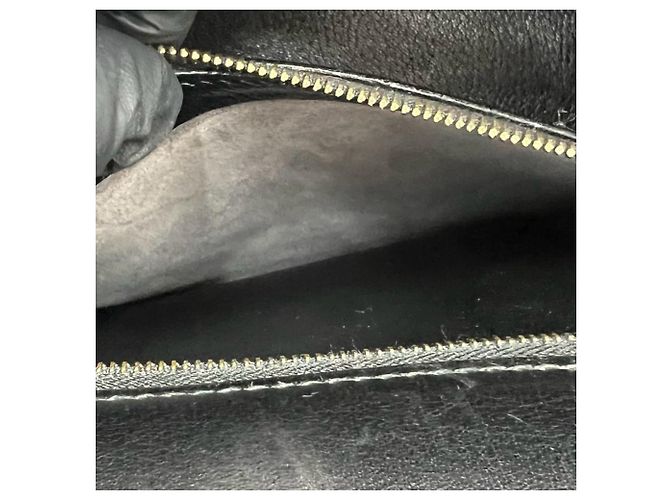 Hermès HERMES Vintage Kelly 32 Handtasche Schwarz - Ansicht 10
