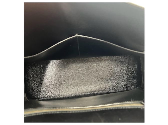 Hermès HERMES Vintage Kelly 32 Handtasche Schwarz - Ansicht 9