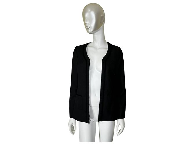 Blazer Longchamp de mezcla de lana negro - vista 2