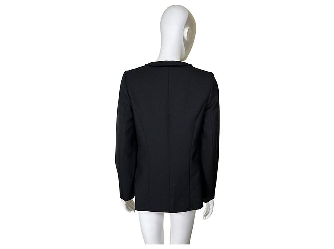 Blazer Longchamp de mezcla de lana negro - vista 4