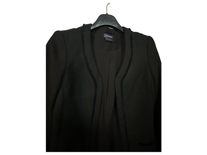 Blazer Longchamp de mezcla de lana negro - vista 5