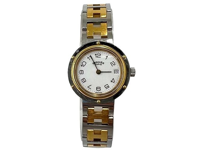 Hermès Hermes Clipper Stainless Steel GP Quartz Armbanduhr - Ansicht 4