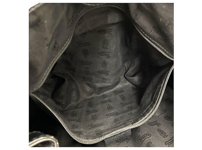 GUCCI Sukey Guccissima Leder Tote Bag Schwarz - Ansicht 10