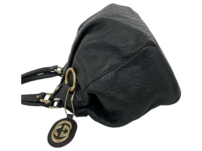GUCCI Sukey Guccissima Leder Tote Bag Schwarz - Ansicht 5