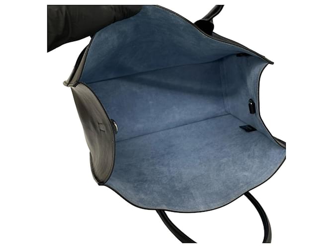 Borsa a tracolla Prada in vitello nero - vista 9