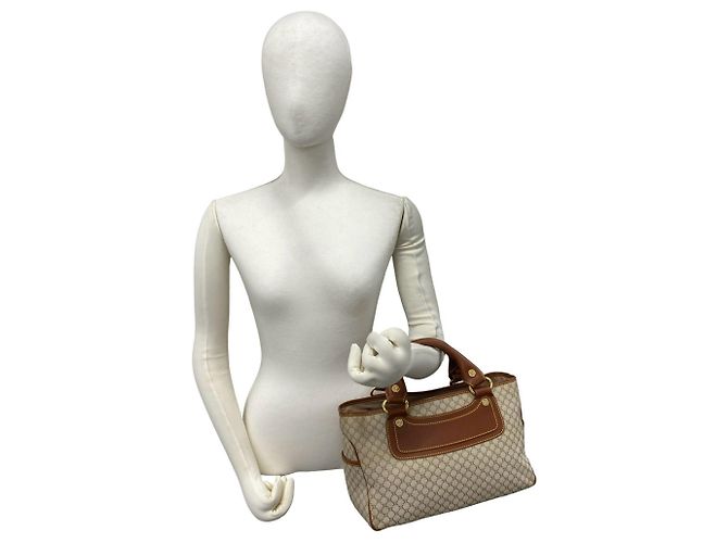 Céline Borsa Celine Boogie Bag in Beige e Brown Marrone - vista 2