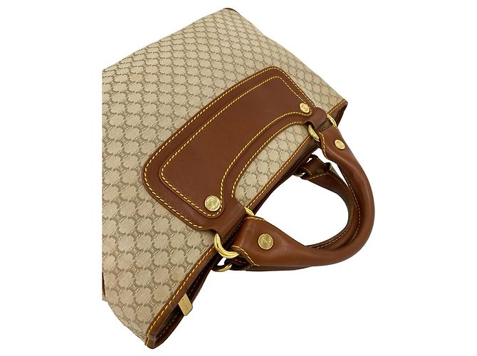 Céline Borsa Celine Boogie Bag in Beige e Brown Marrone - vista 4