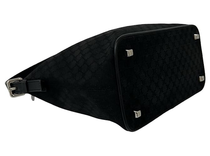 16 Céline Borsa a mano nera Celine Macadam Blazon Pattern Nero - vista 7