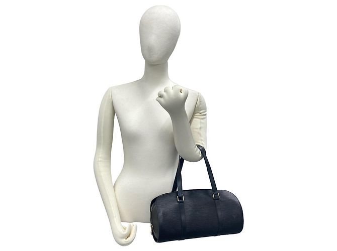 Borsa Louis Vuitton Soufflot Mini Boston Bag Nero - vista 2