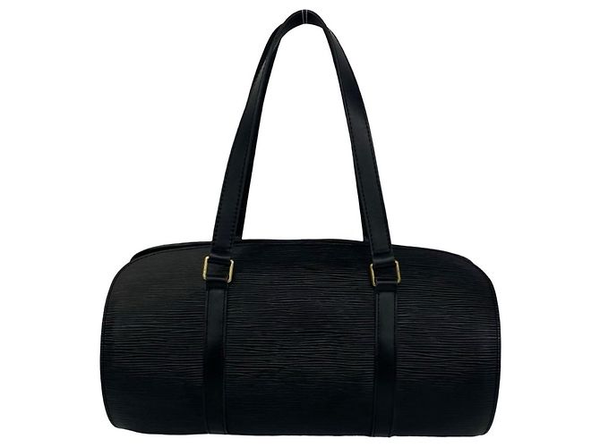 Borsa Louis Vuitton Soufflot Mini Boston Bag Nero - vista 3